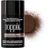 Toppik Hair Building Fibers, Fill In Fine or Thinning Hair Instantly Thicker, Fuller Looking Hair 9 Shades,4 size options