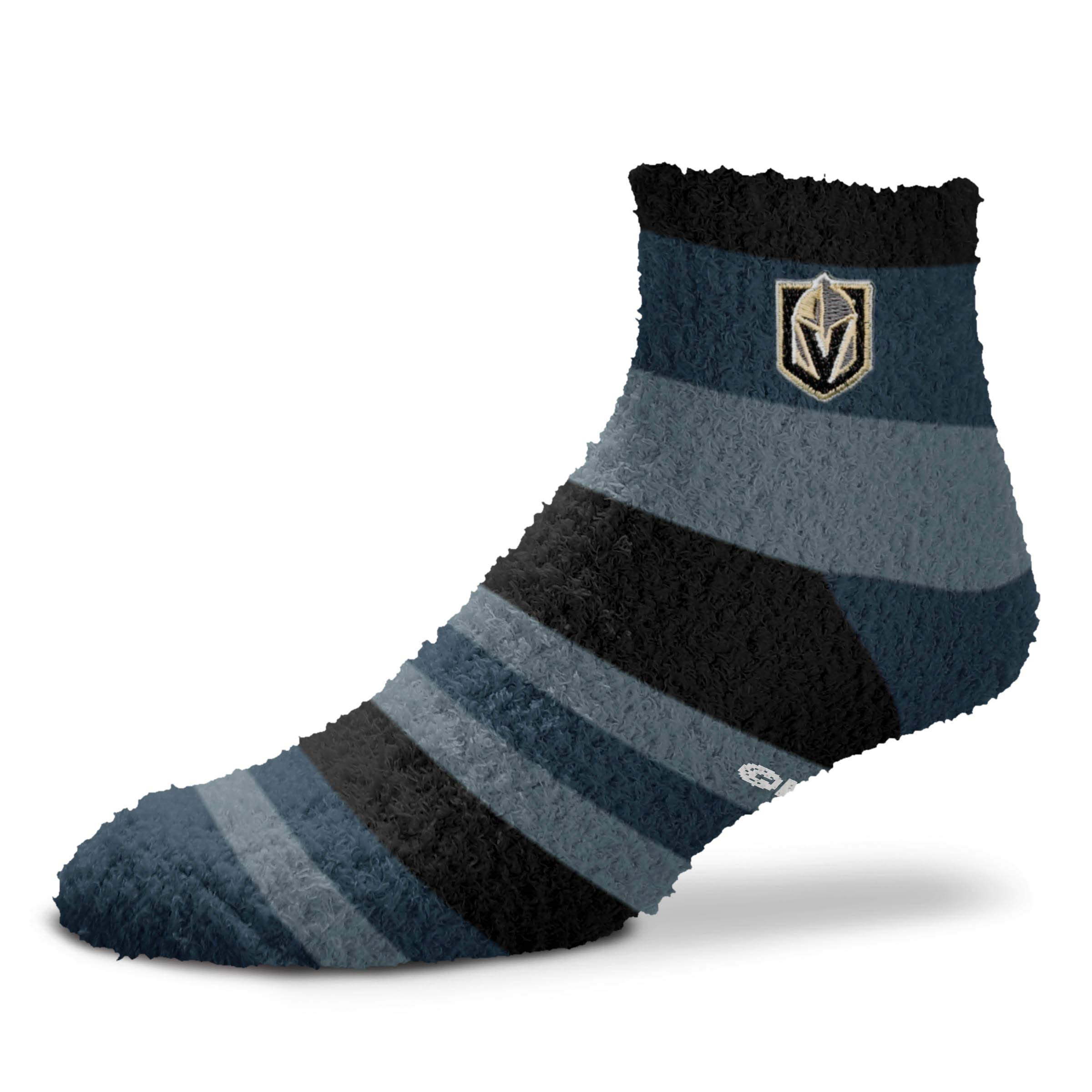 For Bare Feet NHL Rainbow Fuzzy Sleep Soft Socks-1 Size Fits Most - - One size