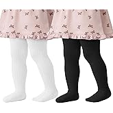 Zando Baby Girls Tights Soft Cotton Infant Seamless Leggings Toddler Solid Knit Socks Warm Newborn Pants Stockings