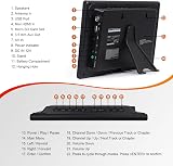 August DA100D 10 Inch Portable TV Freeview HD Recorder HDMI USB DVB-T2 Caravan view 6
