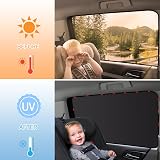 ZATOOTO Car Side Window Shades Magnetic Sunshades 2PCS Black Universal view 4