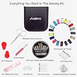 AUERVO Travel Mini Sewing Kit Over 70 Premium Supplies view 5