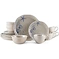 Pfaltzgraff Southport 16 Piece Dinnerware Set, Service For 4, Cream