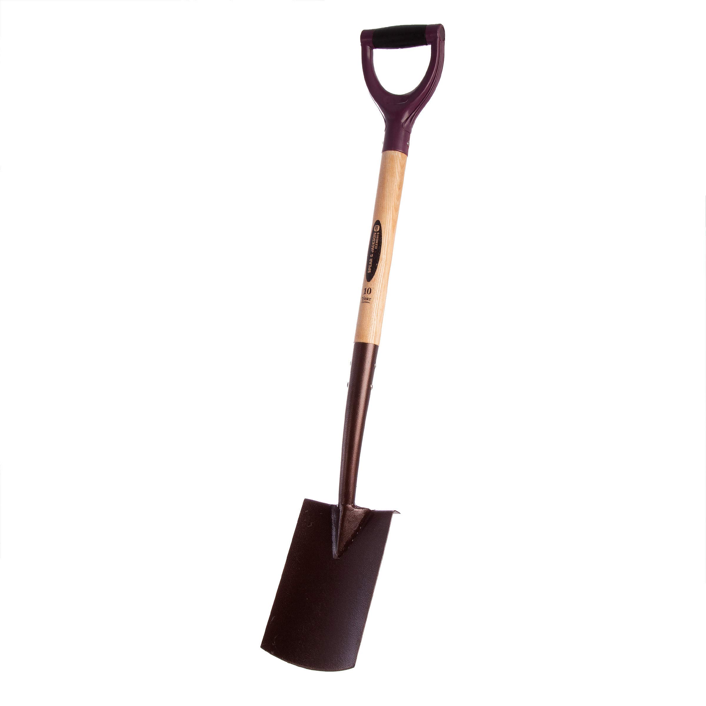 Spear & Jackson 4194NB Elements Carbon Treaded Border Spade — image 1