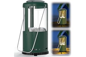 YOBME Outdoor Candle Lantern Holder for Real Candles (Candles Not Included) - Windproof Emergency Lantern with Handle, Safe for Camping, Blackouts, Decor - Survival Gear & Home Use