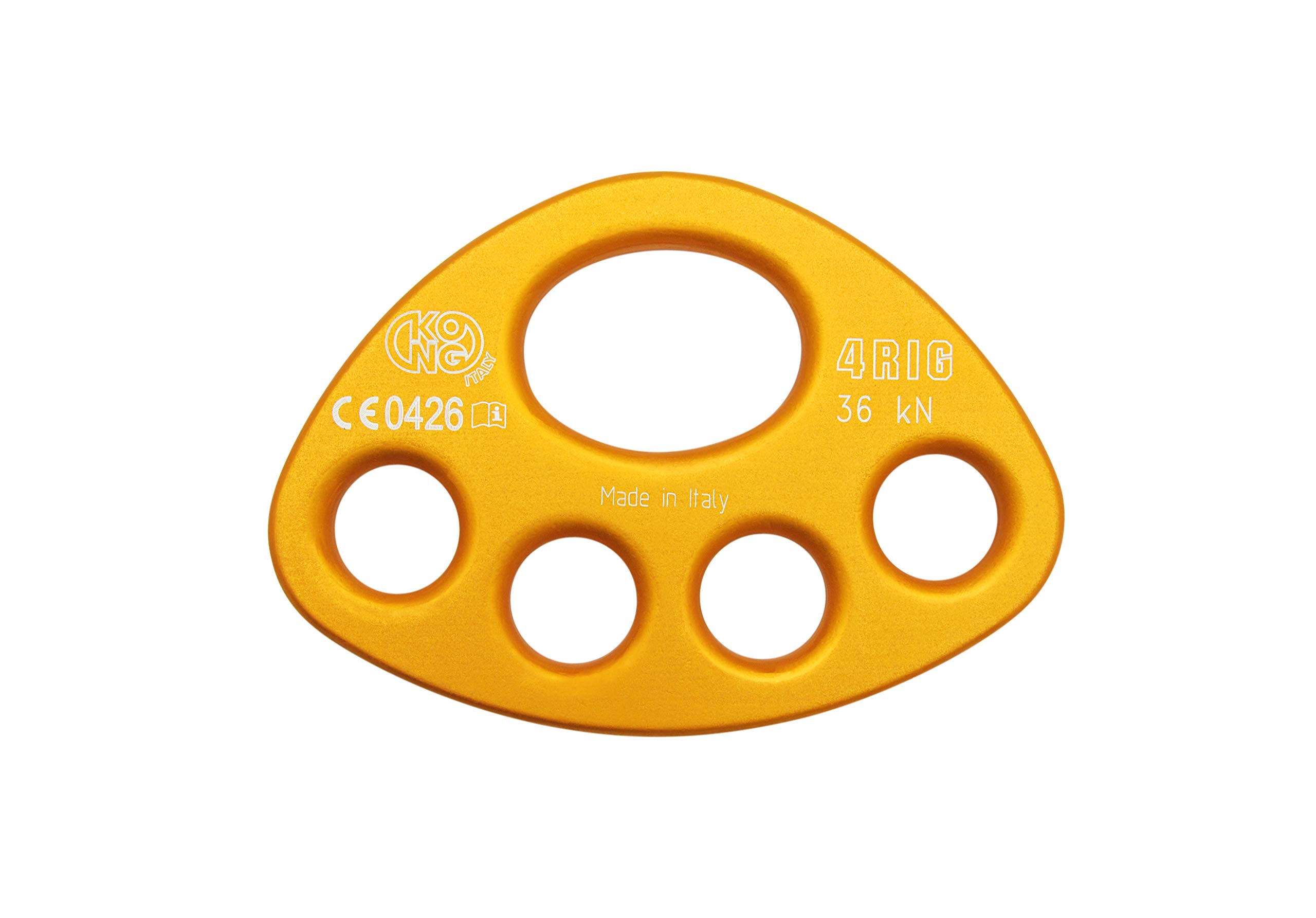 Kong 4rig, Man Anchor Plate, Orange (Orange),