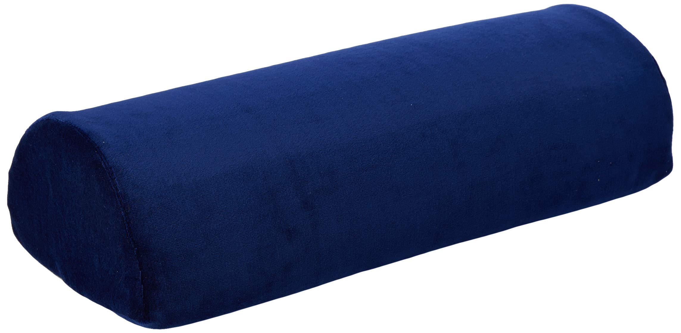 Highliving ® Half Moon Memory Foam Cushion - Bed Back Neck Leg Knee Pillow Support (Blue)