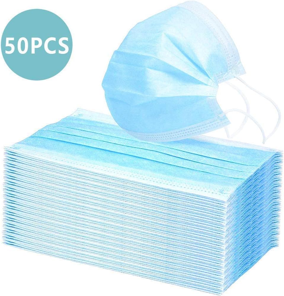 Disposable Face Mask-Protect Yourself from Dust, Germs and Pollen – Ideal for Medical, Surgical, Catering and Construction Workers (10 PCS)