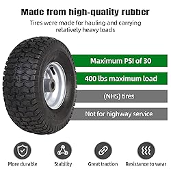AR-PRO Exact Replacement 15 x 6.00-6 Front Tire and
