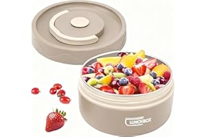 Insulated Lunch Container, 14.2oz / 420ml 304 Stainless Steel Thermal Bento Box with Non-Removable Liner, 2 cups Portable Hot