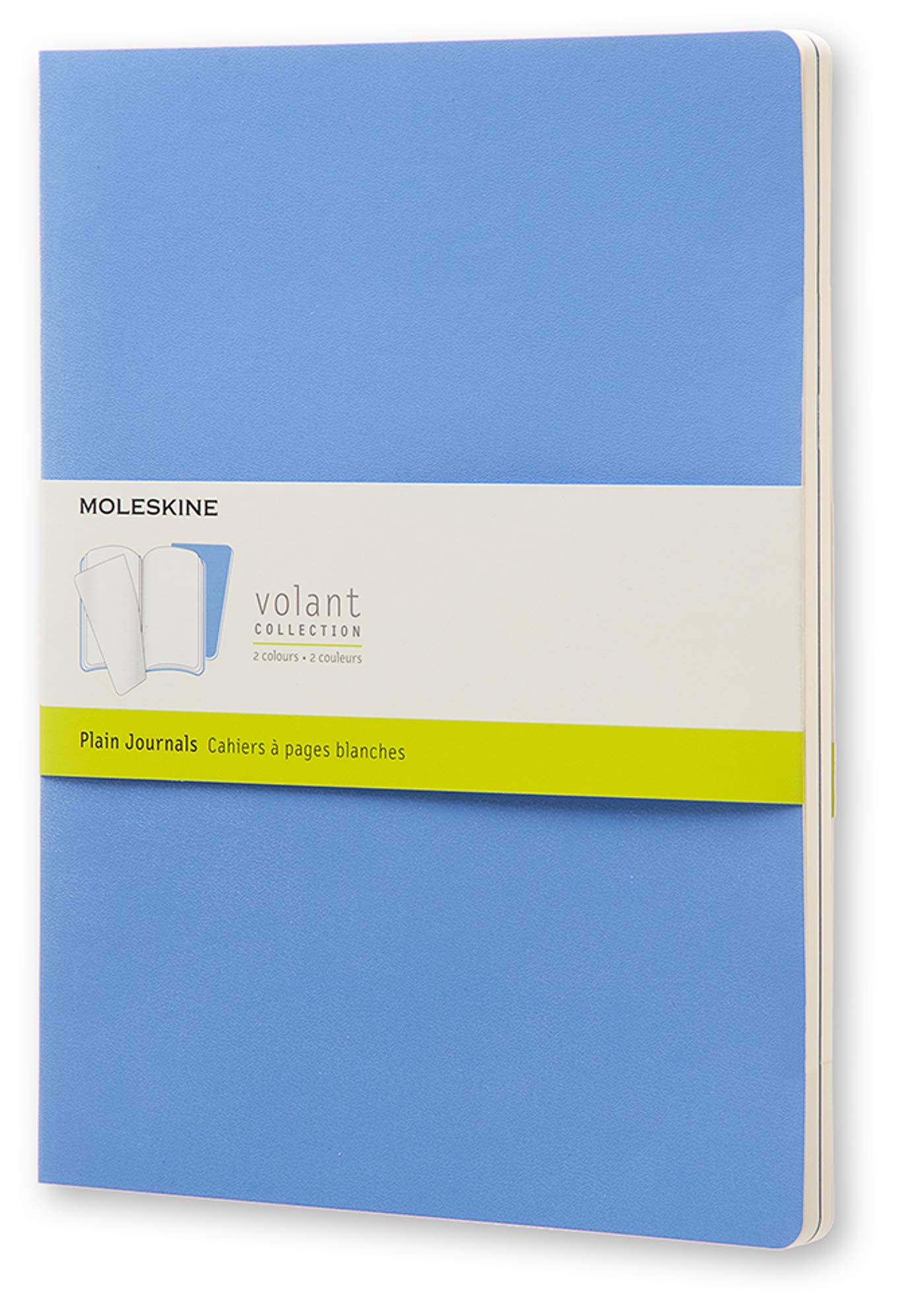 Moleskine Extra Large Volant Powder Blue/Royal Blue Plain Journal