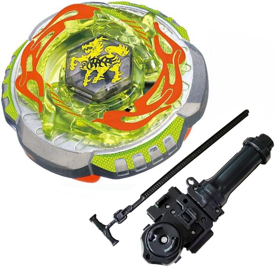 speedgreen Fusion Masters Spinning Tops Bey Gyro Toys Battling Blade Rock Giraffe BB78 With Handle Launcher