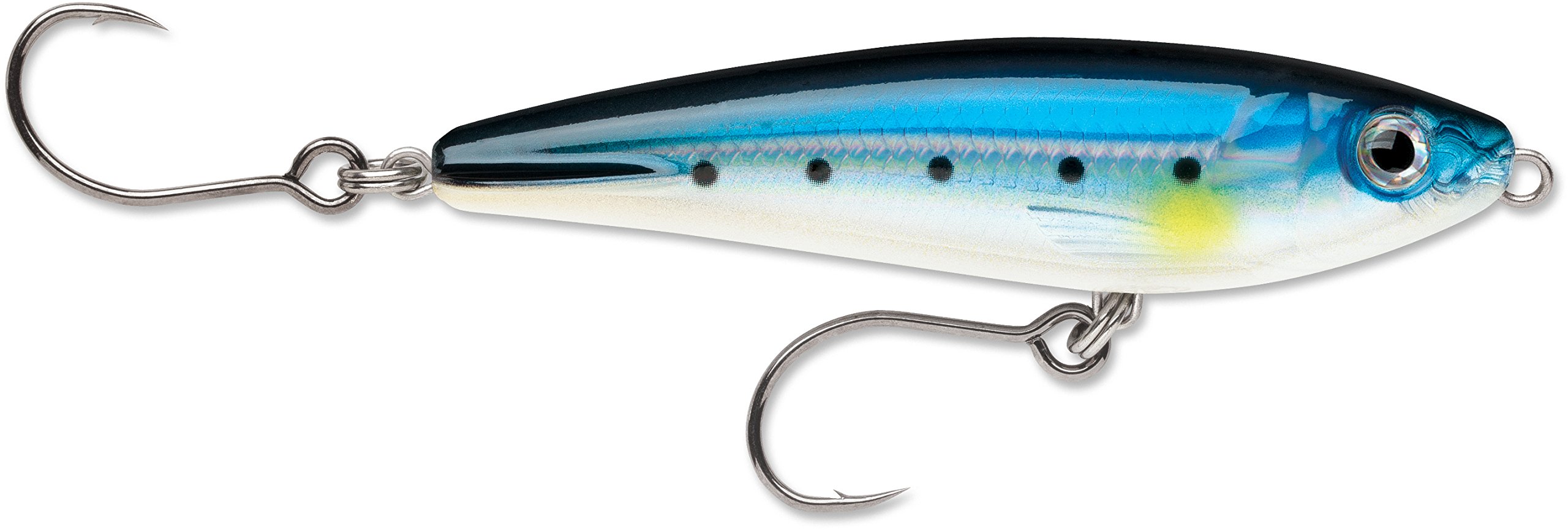 Rapala X-Rap Saltwater Subwalk Lure with Two No. 1/0 Hooks, 7 cm Length, Blue Sardine
