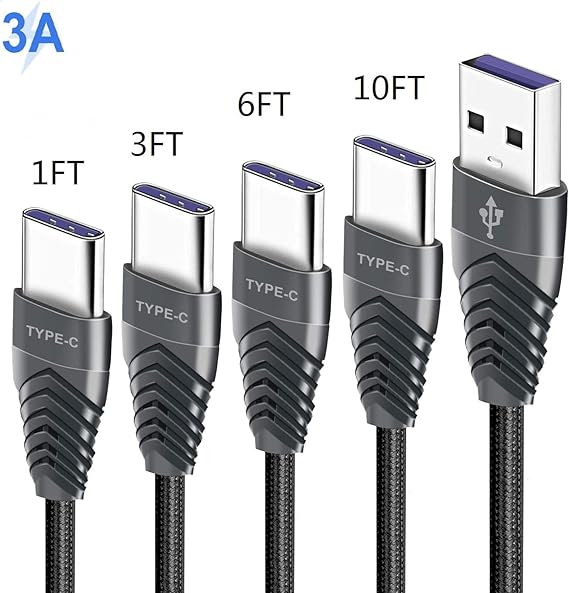 Amazon Com Usb C Charger Cable Fast Charging Cord For Samsung