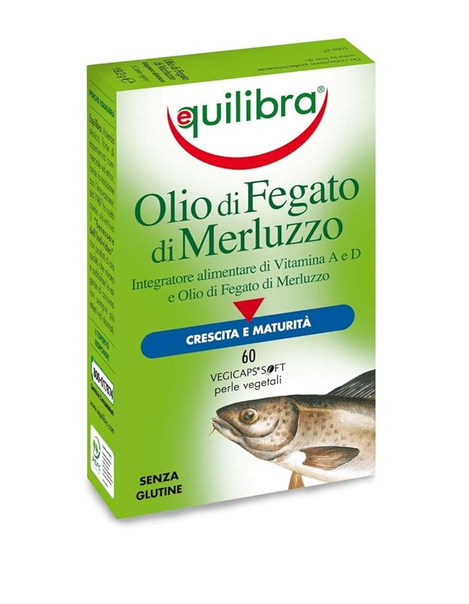 Equilibra Olio Di Fegato Di Merluzzo 60 Perle Pacco Da