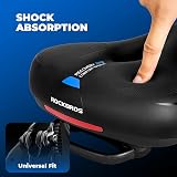 ROCKBROS Bike Seat Cushion Comfortable Ergonomic Breathable 26x22cm view 3