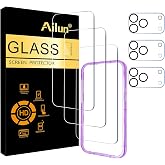 Ailun Screen Protector + Camera Lens Protector for iPhone 17 Pro Max | 3+3 Pack, 6.9 inch, Tempered Glass, Sensor Protection, Installation Frame, Case Friendly, Dynamic Island Compatible