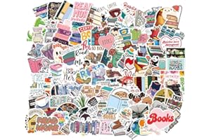 QIYUYA 100pcs Book Stickers Pack for Water Bottle Laptop, book Gifts, Reading Stickers for Bookish Adults kids Book Lovers, Teachers Reading Rewards for Students, bookish Gifts Item Things Decorations Bulk …