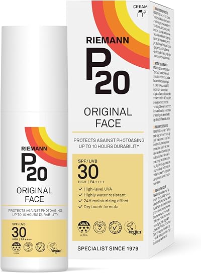 RIEMANN P20 Face SPF30 50g Sunscreen Long Lasting UVA UVB Protection