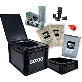 BOXIO Toilet - Portable Toilet, Camping Toilet, composting Toilet for car Camping, Boat or Camping. Mini Camping Toilet: 14,7