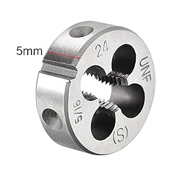 uxcell 5/16-24 UNF Round Die, Machine Thread Right