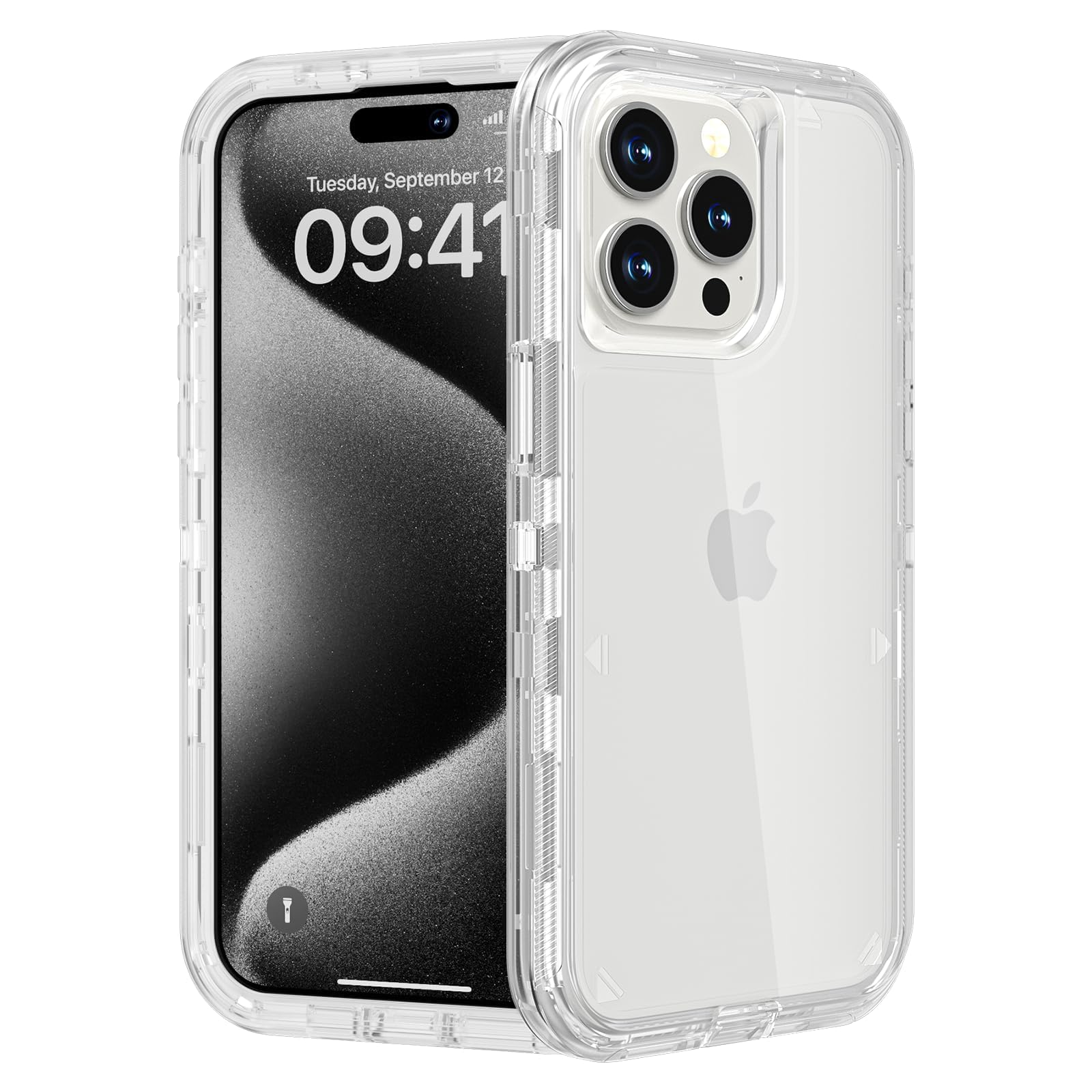 Follaroma for iPhone 15 Pro Max Case, Heavy Duty