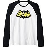 DC Batman Logo 66 Raglan Baseball Tee