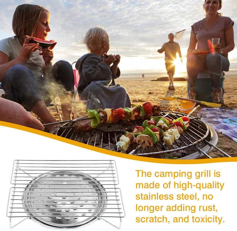review Weelmusic Gas Grill, Portable Propane Grill, Portable BBQ Tabletop Gas Grill, Stainless Steel Barbecue Grill, for Outdoor Camping Indoor Home