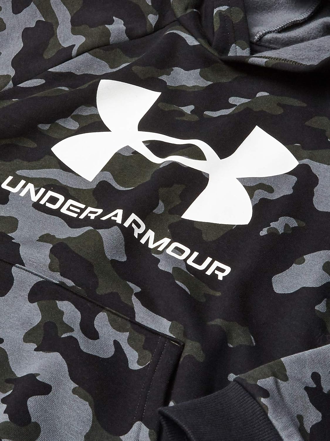 under armour rival fleece printed hoodie