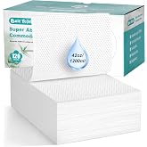 BakeToilet Absorbent Commode Pads for Bedside Commode Liners, 120 Pads | Bedside Commode Pads for Portable Toilet Bags Potty Liners, Disposable, with Absorbent Gel, Locks Odor &amp; Prevents Splash