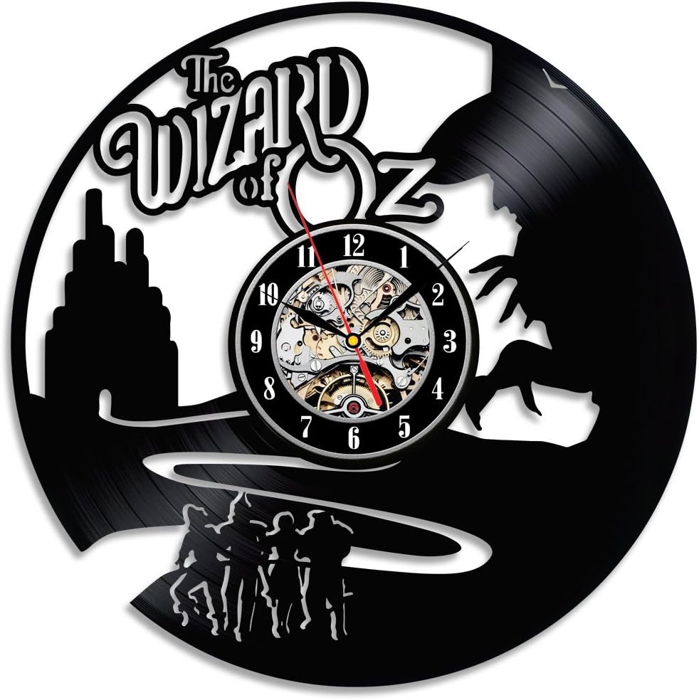 The Wizard of Oz Vinyl Wall Clock Bedroom Wall Décor Gift