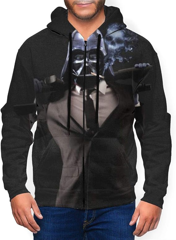 darth vader zip hoodie