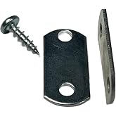 Canvas Clips for Picture Framing screws included 15 per pack ( Choose your offset size ) by E.H.C. (0/0 Flush)