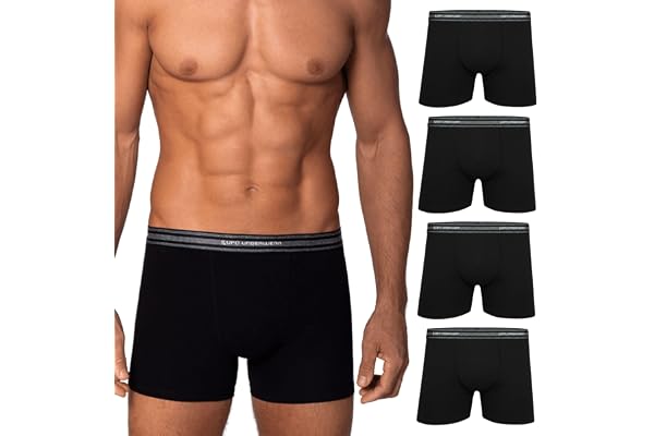 Kit 4 Cuecas Lupo Masculinas Boxer Algodão Macio Confortável Original