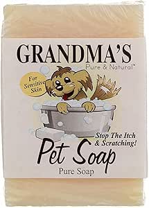Amazon Com Grandma S Pet Soap Bar 4 0 Oz Odor Control Wash With No Detergens Dyes Or Fragrances 67022 Pet Supplies