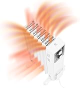 Dimplex Eco Radiator ECR15 1.5kW Oil Free Freestanding Heater White view 4