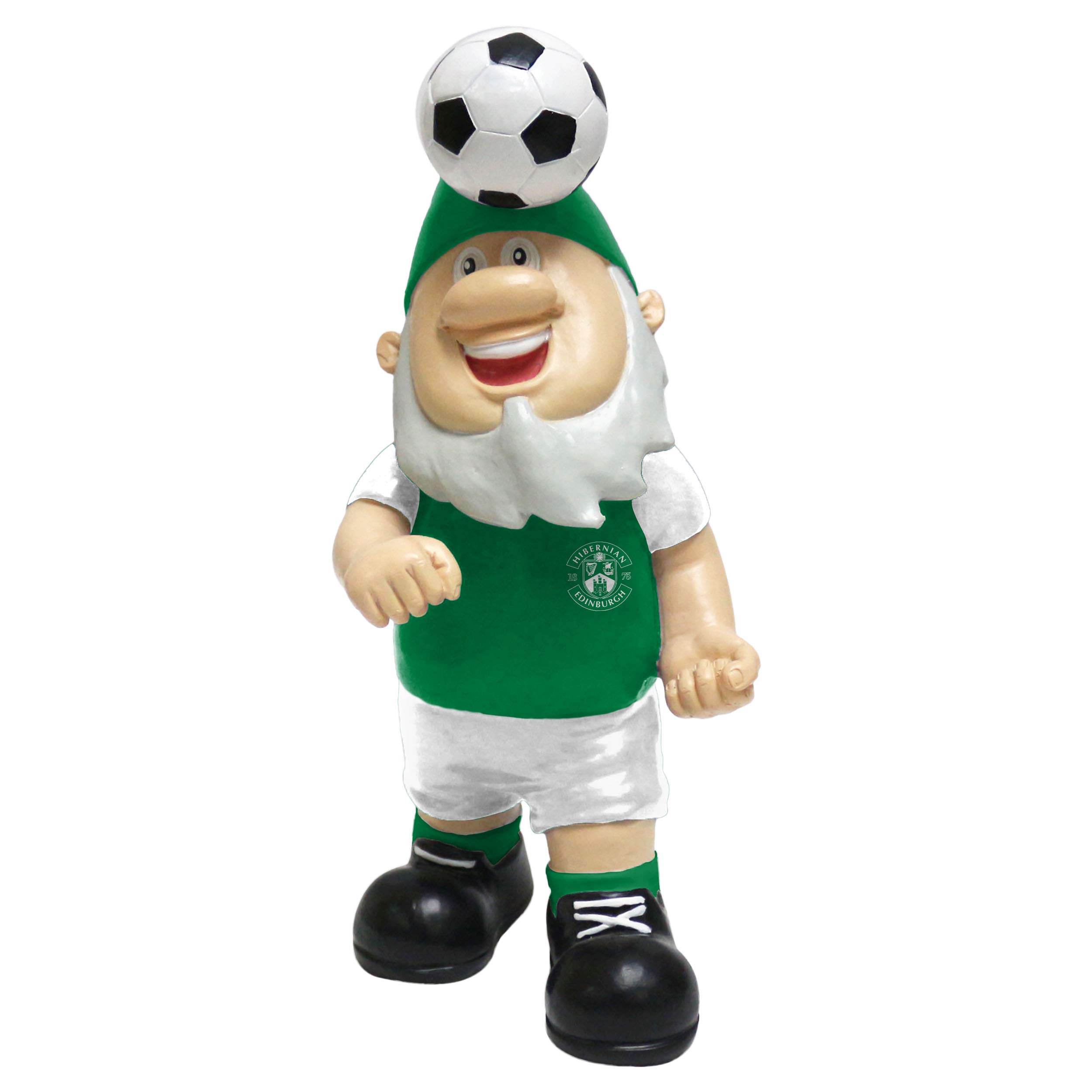 FOCO Hibernian FC Football Premier League Championship Header Ball Garden Gnome Ornament Indoor/Outdoor