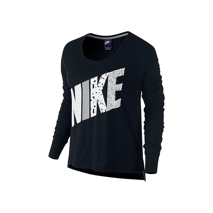 t shirt nike nera donna