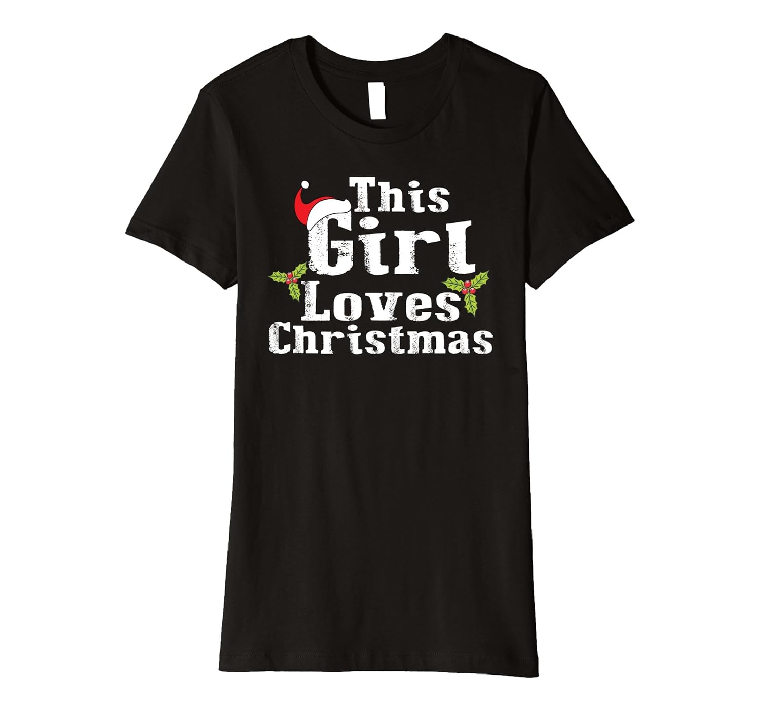 This Girl Loves Christmas t-shirt Cute xmas T-Shirt-FL