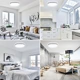 Defurhome 24W LED Ceiling Light 150W Equivalent 5000K IP54 Ø30cm White view 8