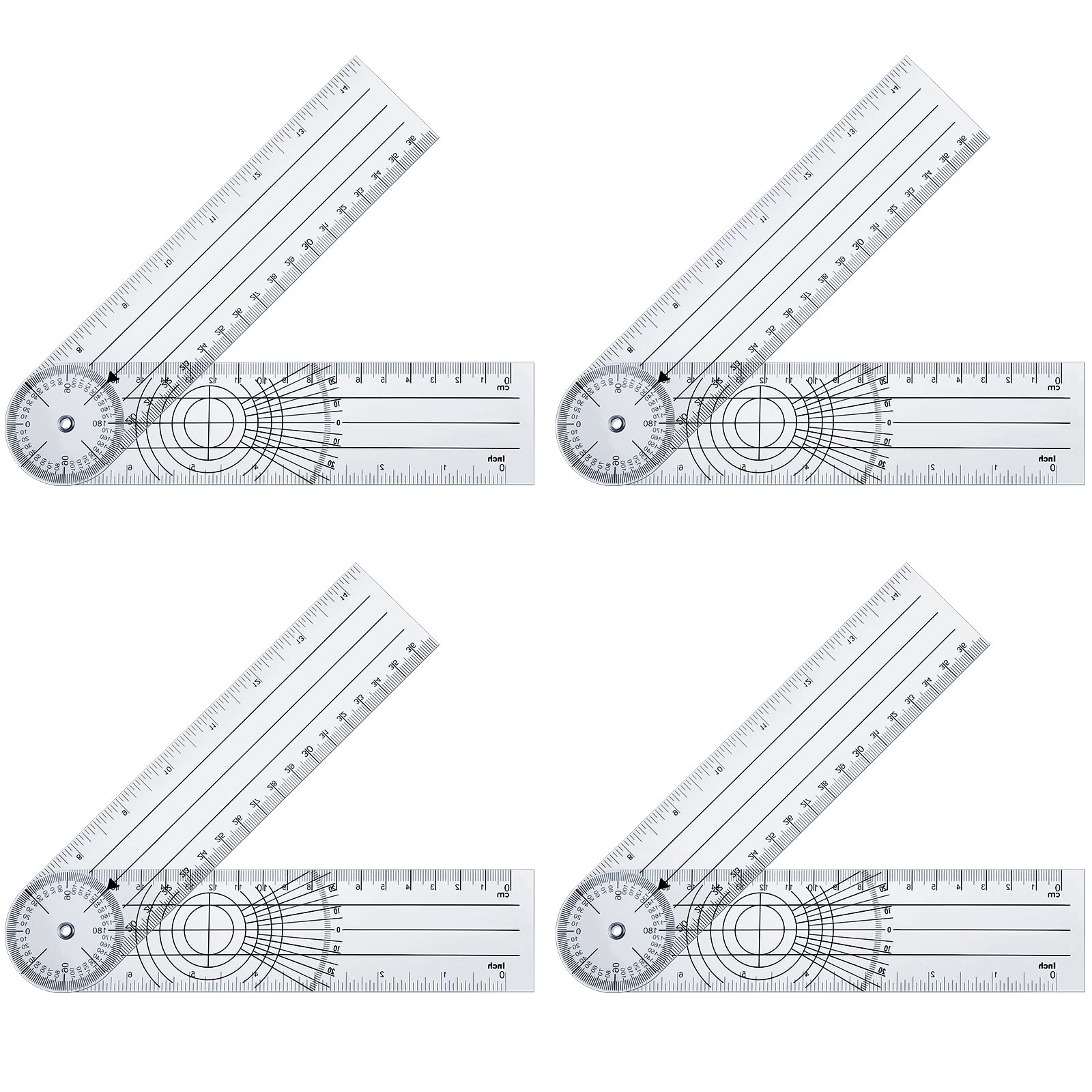 Mua Plastic Goniometer Quick Angle Protractor Clear Angle Finder Angle ...