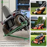 VOUNOT Ride On Mower Jack Lift Telescopic 400kg Green view 6