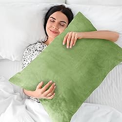 BEDELITE Flannel Pillow Cases Queen Size Set of