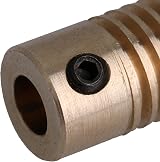 CNBTR 40T Brass Gear Wheel 5mm Hole Shaft Kit 0.5 Modulus 1:40 Reduction Ratio view 5
