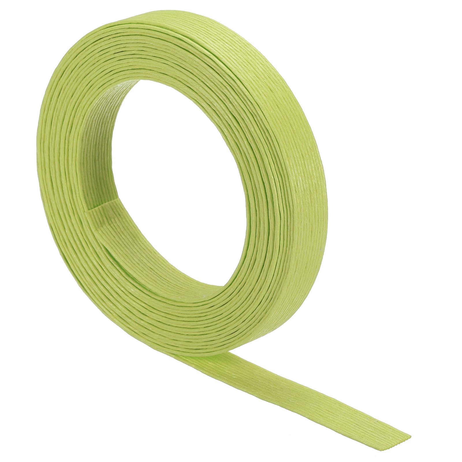 PATIKIL 5.4 Yards x 0.6" Paper Rattan Weaving Cane, 12-Ply Paper Rattan Weave Basket Weaving Supplies for DIY Rattan Woven Making, Light Green