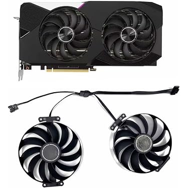 thumbnail image 2 of GPU Replacement Cooling Fan For MSI RTX 3060 3060 Ti 3070 Ti 3080 3090 Gaming X Trio | Zhou PC 2 of 5