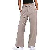 ANRABESS Women's Wide Leg Pants High Waist Drawstring Sweatpants Joggers with Pockets