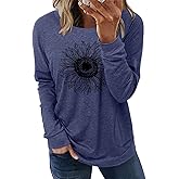 onlypuff Long Sleeve Shirts for Women Fall Fashion Tops Clothing