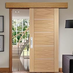 Jiozermi 2 Pack Sliding Barn Door Handle, 7.9 Inch