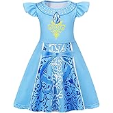 AmzBarley Girls Nightgowns Princess Pajamas for Toddler Kids Sleepwear Nightdress Little Girls Nightie Dress